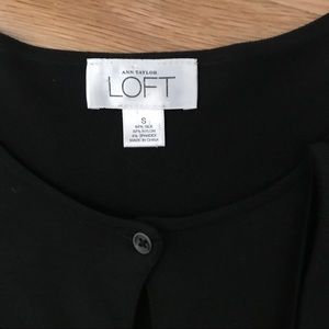 LOFT Sweaters - Black Silk Cardigan from LOFT LOFT Sweaters - Black Silk Cardigan from LOFT
